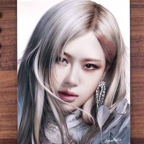 Colored Pencils Drawing Of Jennie From Blackpink How You Like That