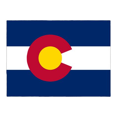 colorado flag state  america  png
