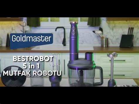 Goldmaster Bestrobot Antrasit 1500 Watt 5 In 1 Mutfak Robotu Multi