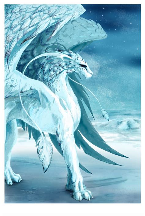 Ice World By Elen89 On Deviantart Mythical Animal Mythical