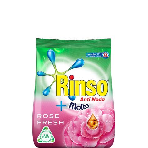 Jual Rinso Deterjen Bubuk Detergent Rose Fresh Anti Bau Apek