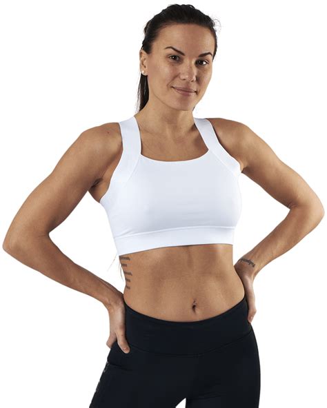 Kay Sports Bra White De Bästa Sportmärkena Sportamore