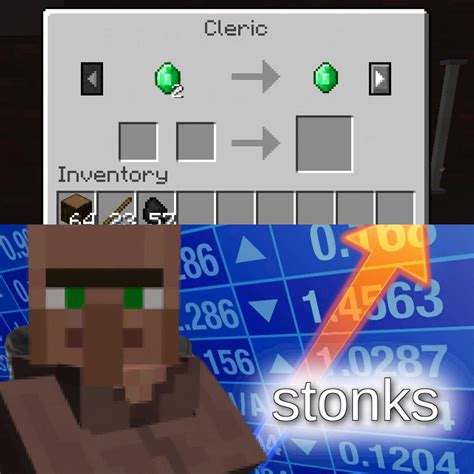 Minecraft Stonks Are Memes Too R Memes