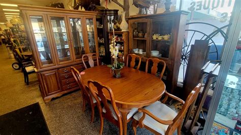 Hood Furniture Oak Dining Room Set Yankee Trading Post