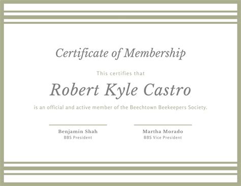 Free Custom Printable Membership Certificate Templates Canva