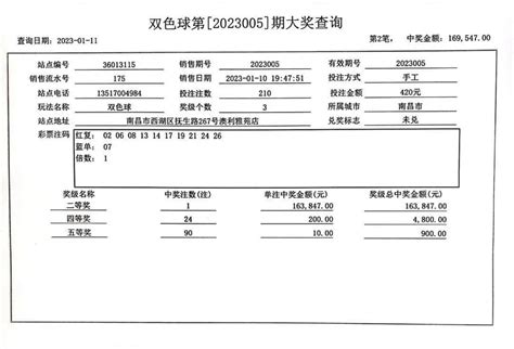 开奖啦！昨晚我省彩民喜获双色球2注二等奖！中国幸运全国