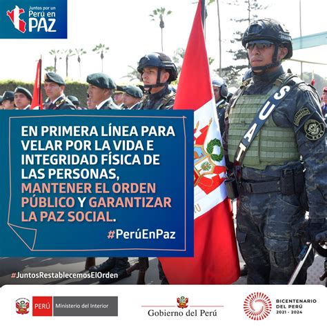 Ministerio Del Interior 🇵🇪 On Twitter 👮‍♀️👮 La Policiaperu Se