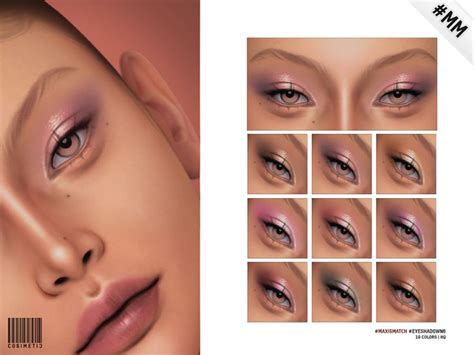 Cosimetic S Eyeshadow N6 In 2023 Sims Makeup Cc Sims 4 Piercings