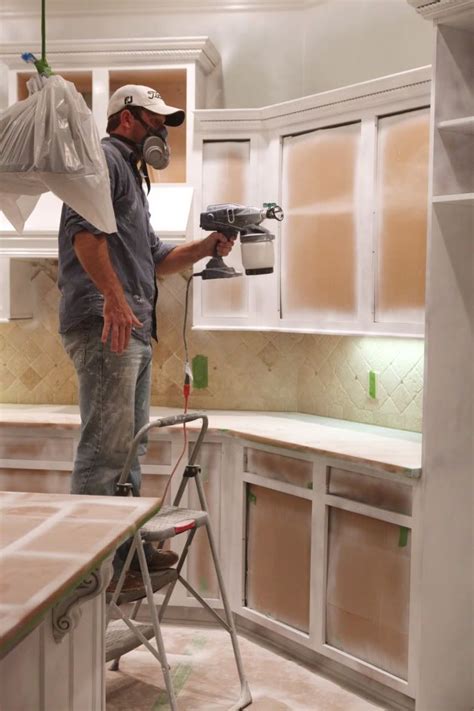 How To Paint Cabinets With Sprayer