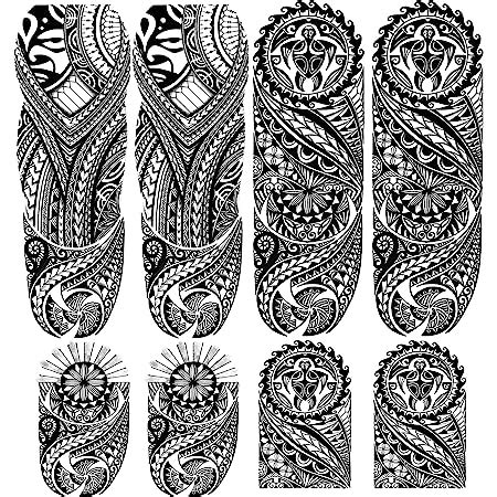 Amazon LEOARS Totem Temporary Tattoo Stickers 4 Sheet Large Full