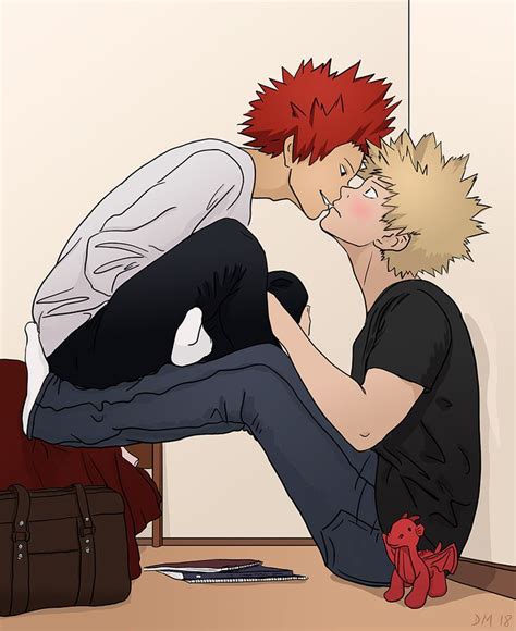 Kirishima X Bakugo By Danimyrick On Deviantart My Hero Academia Episodes Anime Faces