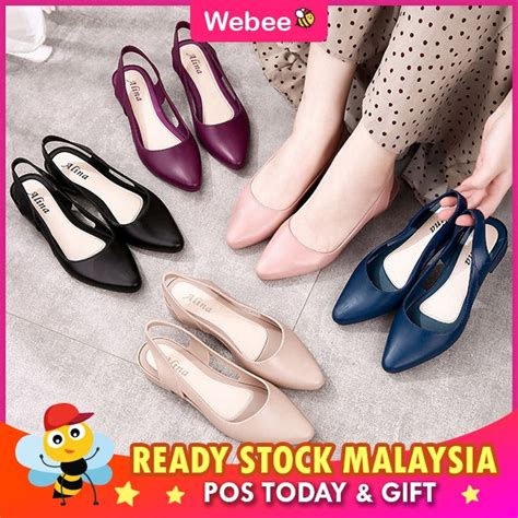 Ready Stockwebee Jx Women S Wedges Shoes Alina Kasut High Heel