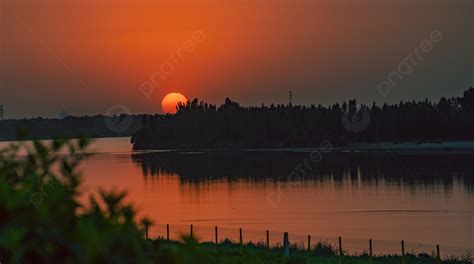 夏天自然風光傍晚日落戶外湖泊之上夕陽西下攝影圖配圖背景圖 日落 黎明 金色背景圖片和桌布免費下載