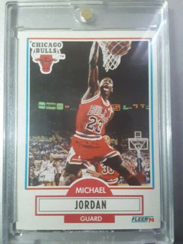 Michael Jordan Fleer Chicago Bulls Hof Rare Mint Ebay