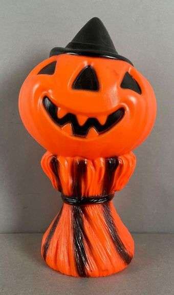 Vintage Empire Light Up Halloween Pumpkin Blow Mold Matthew Bullock