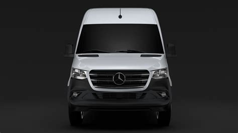 梅赛德斯·奔驰sprinter Panel Van L4h2 Rwd 2019 3d模型 129 3ds C4d Fbx Lwo Max Ma Obj Xsi Free3d