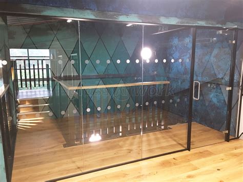 Mezzanine Glass Office Partitions For Circus Of Boom Ltd In St Philips Bristol Glass Office