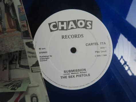 The Sex Pistols Submission Anarchy In The U K Maxi T Blue Vinyl