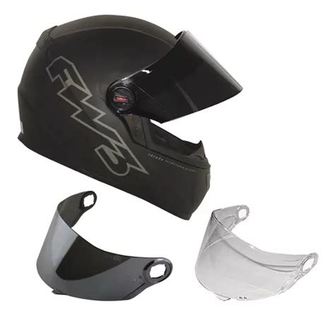 Capacete Fw Gt Classic Viseira Fum Viseira Cromada