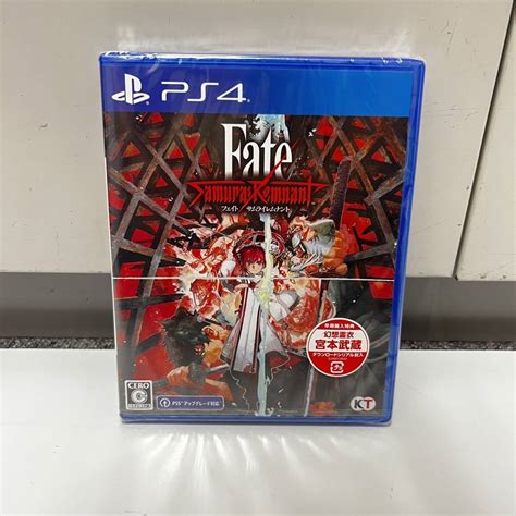 【未使用】【b 12251】未開封 Fate Samurai Remnant 早期購入特典付 フェイトサムライレムナント Ps4 ゲームソフト