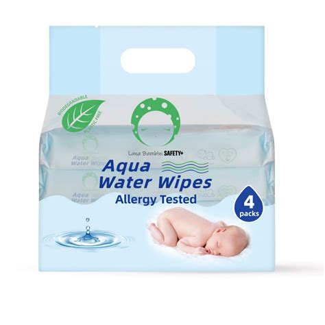 Luna Bambini Aqua Water Wipes X Pack Luna Bambini F R Dig Och