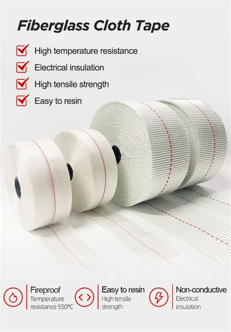 100 Fiberglass Ladder Tape Thermal Insulation Fiberglass Webbing Tape