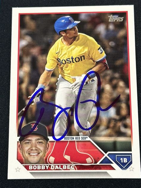 Topps Series Signed Bobby Dalbec Red Sox Autographed Auto