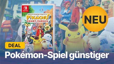 Pokémon Meisterdetektiv Pikachu kehrt zurück für Switch schon zum