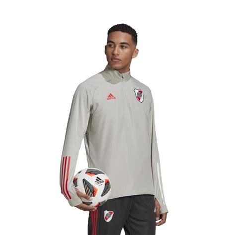 Vaypol Buzo Adidas River Plate Wrm Top Gris Rojo Blanco Vaypol