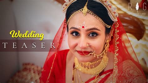 Best Bengali Cinematic Wedding Teaser Video Jhilik And Shiv Rig Photography 2023 Youtube