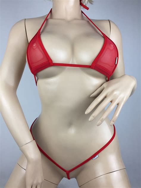 S Sexy Hot Bikini Shbikini Erotisch Badpak String Etsy Nederland