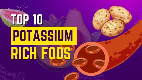 10 Must Have Potassium Rich Foods For High Blood Pressure Youtube