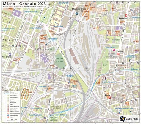 Urbanfile Mappa Milano Articoli Distretto Greco Urbanfile