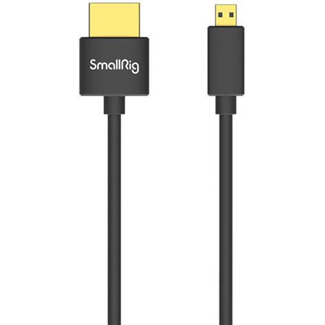 Smallrig Ultra Slim 4k Hdmi Cable D To A 35cm 3042