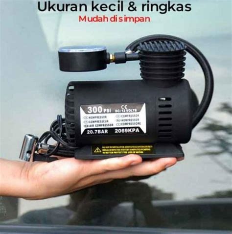 Jual MOTOFIT Mini Kompresor Compressor Portable Pompa Ban Angin Mobil