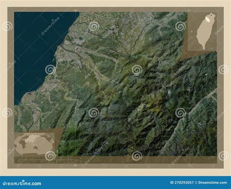 Hsinchu, Taiwan. High-res Satellite. Capital Stock Illustration ...