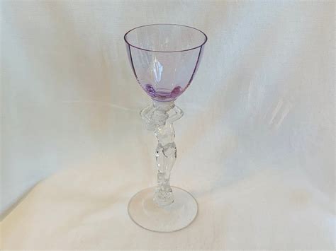 Cambridge Glass Statuesque Nude Martini Or Claret Wine With Etsy