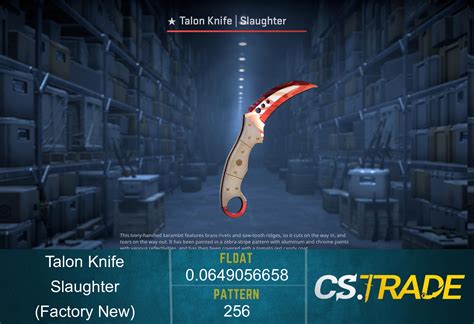 Talon Knife Slaughter Cs Skin