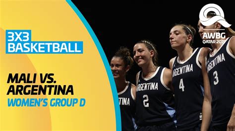 3x3 Basketball Mali Vs Argentina Womens Group D Match Anoc World