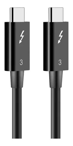 Cabo Thunderbolt 3 100w 40 Gbps Usb c 70 Cm Rápido Carrega