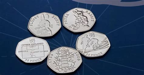 Rarest 50p coins revealed as Royal Mint officially marks 50 years of ...