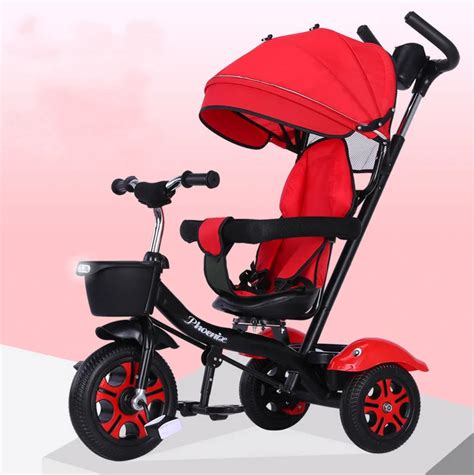 2019new Model 3 Wheel Child Tricycles With Light Metal Baby Tricycle