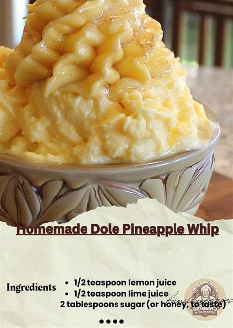 Homemade Dole Pineapple Whip Best Recipes