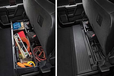 Super Duty Rear seat lockable folding storage - Ford F150 Forum ...