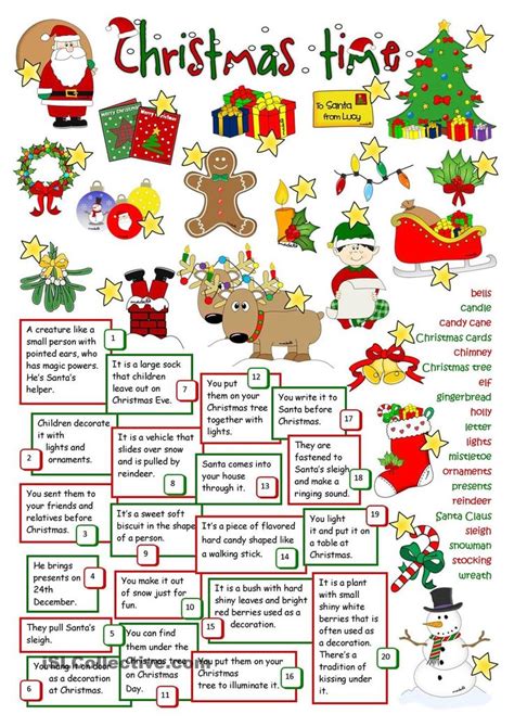 Christmas Time Christmas Worksheets Christmas Teaching Christmas Lesson