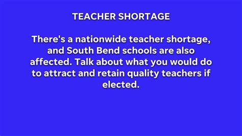 South Bend school board candidates discuss teacher shortage