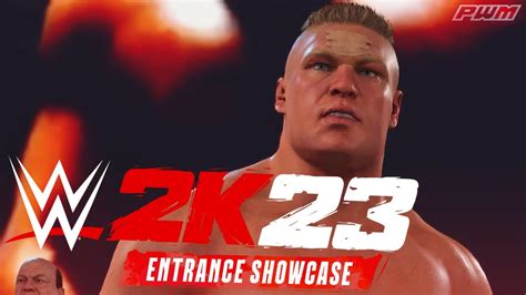 Wwe K Brock Lesnar Entrance K Fps Youtube