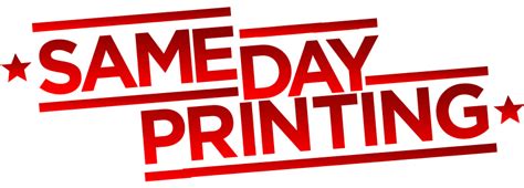 Same Day Printing Services Clash Graphics