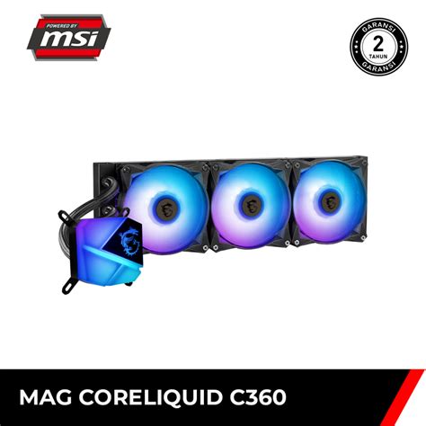 Jual Msi Cpu Cooler Mag Coreliquid C360 Argb Shopee Indonesia