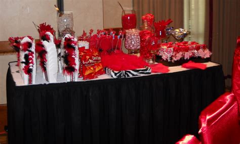 Red White Black And Zebra Candy Buffet Weddingbee Photo Gallery